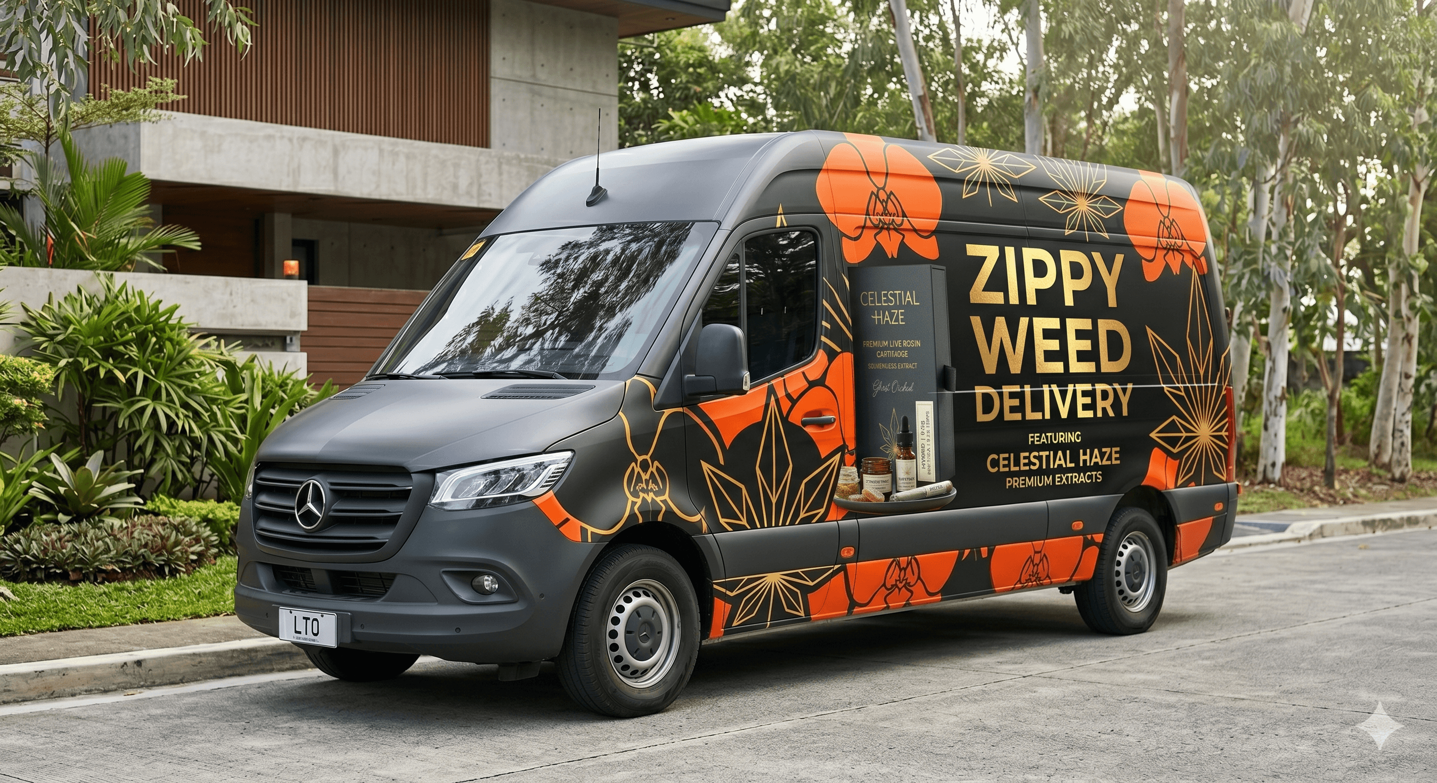 Zippy's Weed Delivery Van